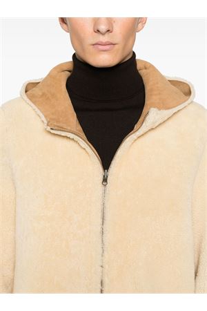 Beige and brown reversible coat SALVATORE SANTORO | MERTIMBERLAND